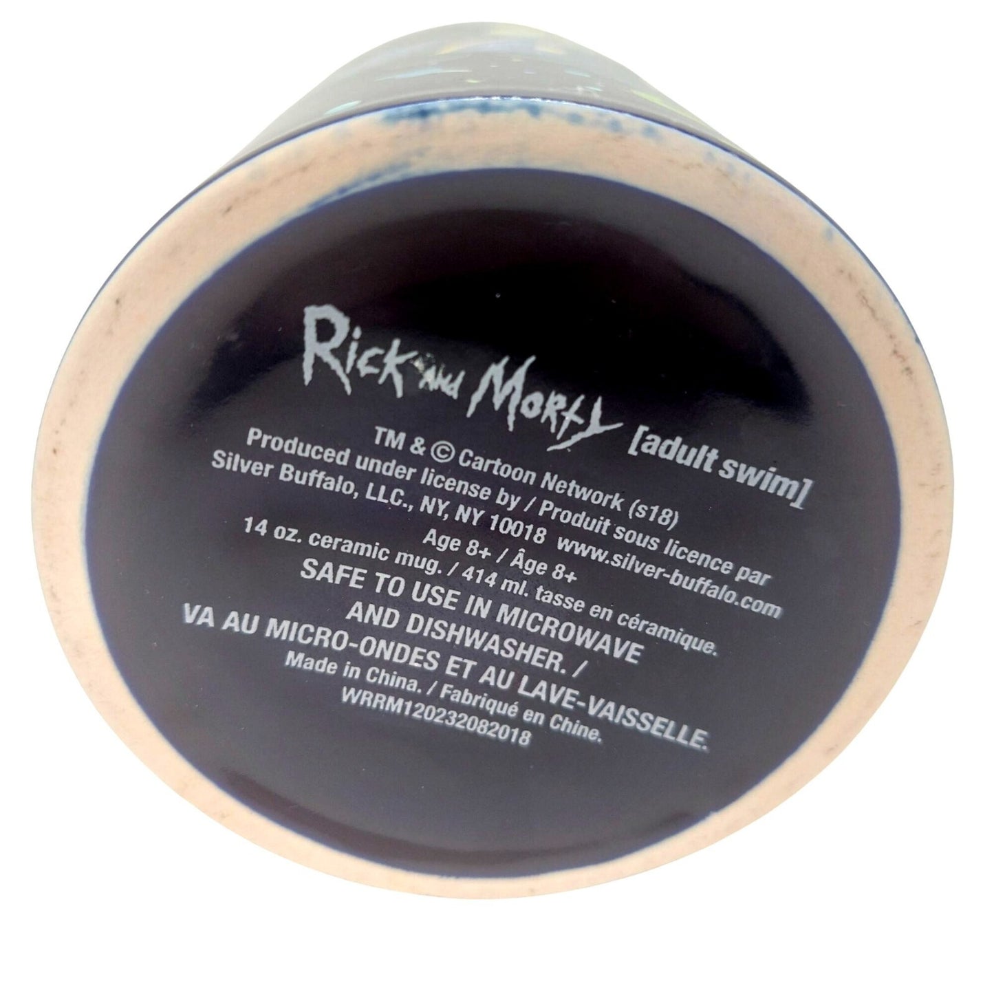 Rick & Morty In Spaceship 14 Oz Ceramic Mug