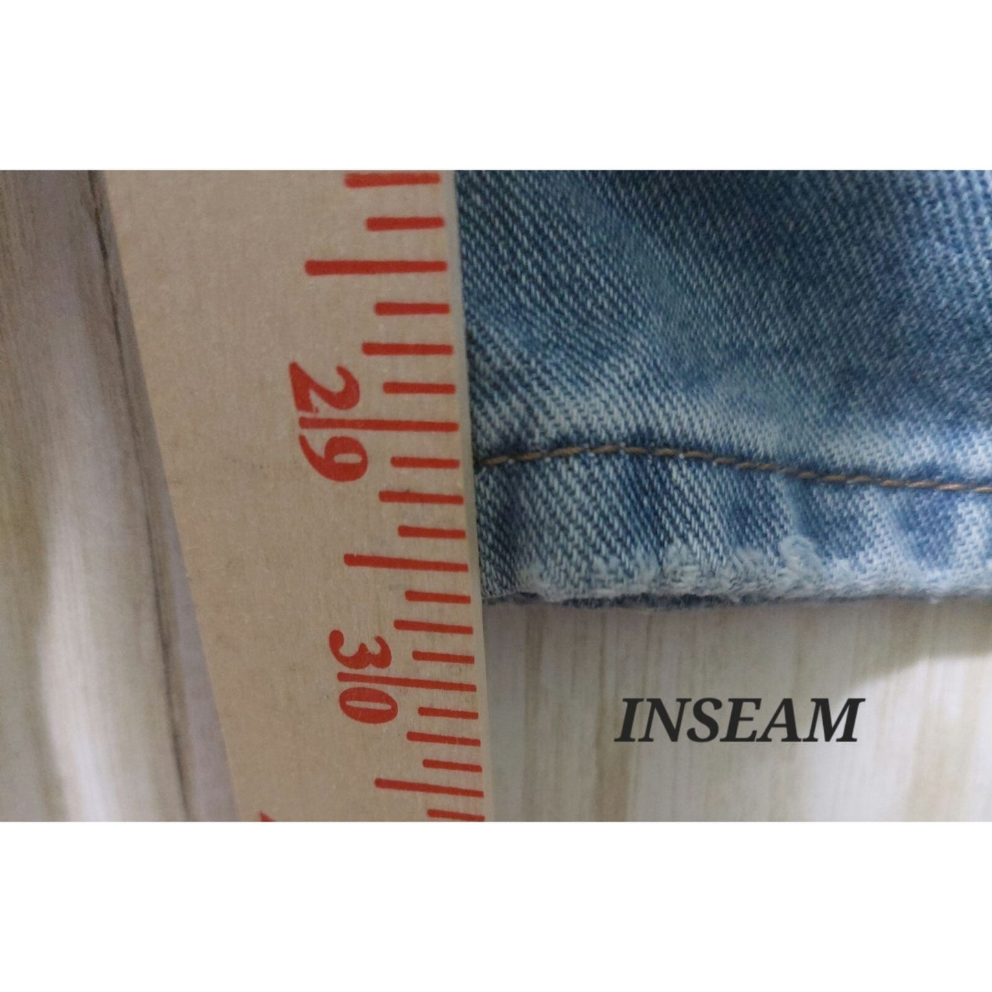 Commense Women's Vintage Denim High-Waisted Wide-Leg Jeans Size XL 33" Waist