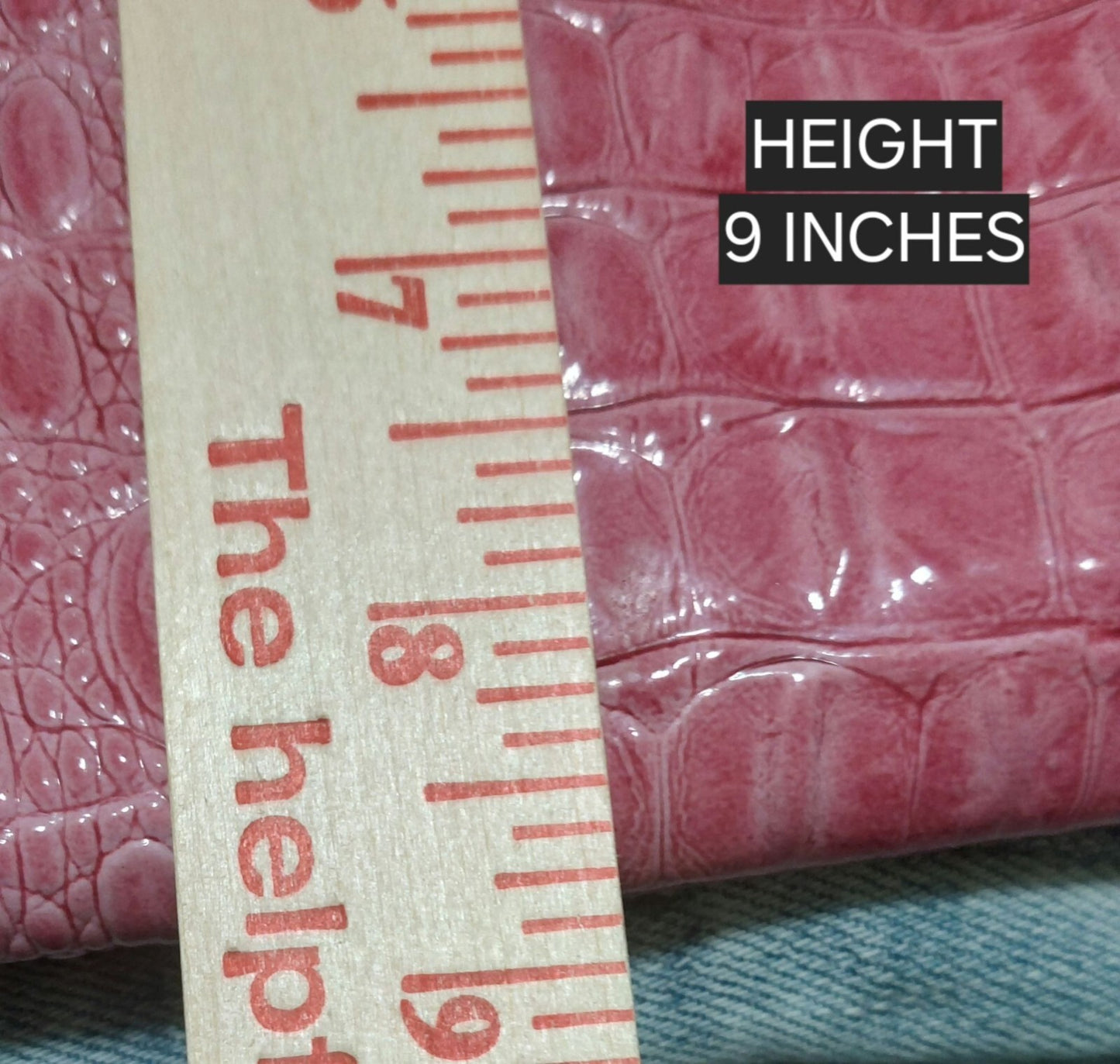 Jessica Simpson Fushia Pink Faux Crocodile-Embossed Pacha Envelope Clutch