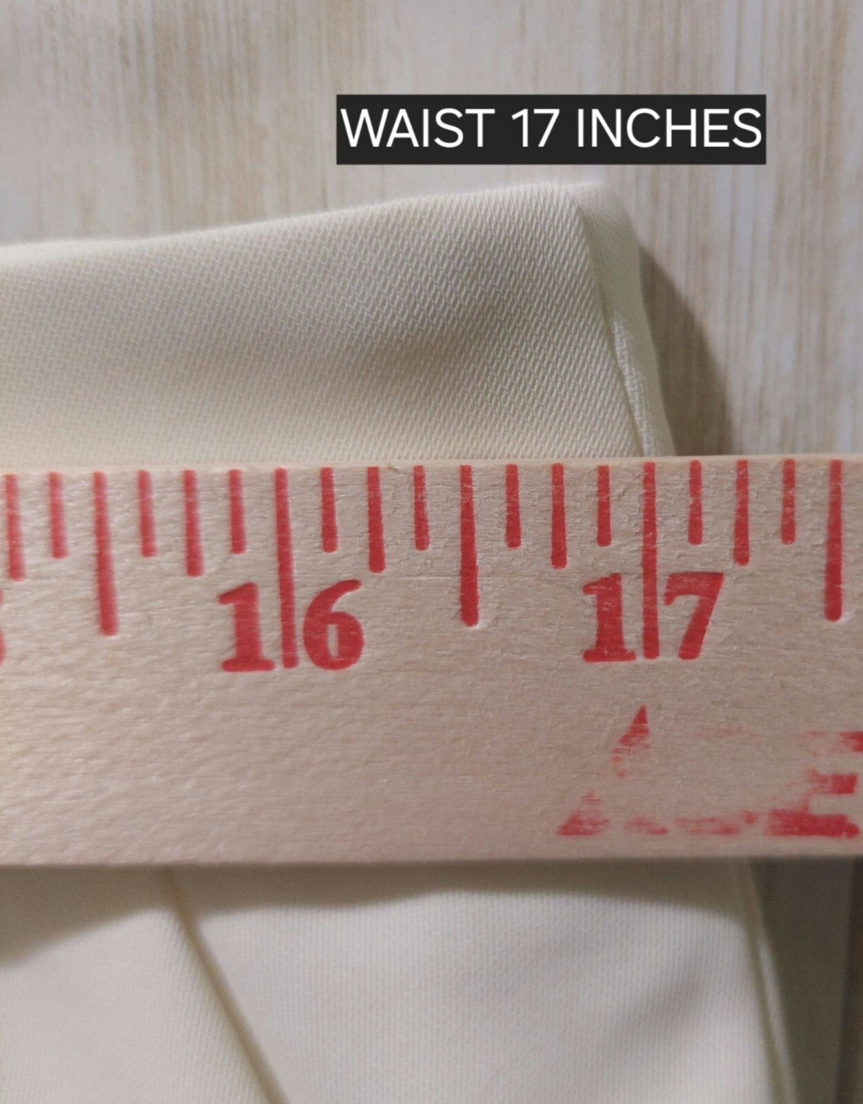 NWT Commense Wide-Leg Cream Women's Pants With Pleated Front & Back Pockets