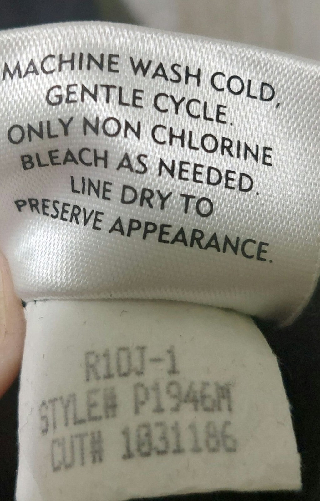 Eileen Fisher Women's Black Organic Cotton Ankle Slit Crop Pants Large