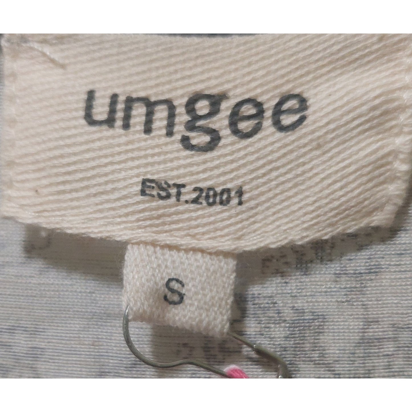 Umgee V-Neck Babydoll Cream/Black Toile Top~Ruffle Detail~Puff Sleeves