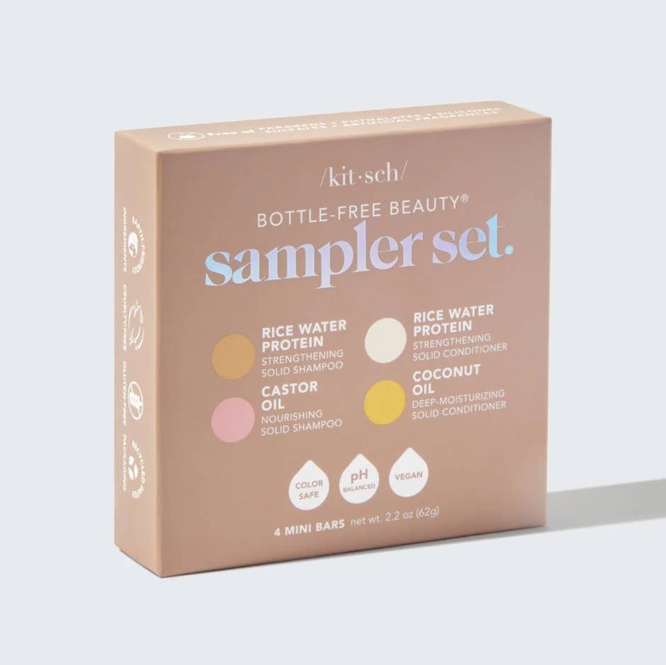 KITSCH Bottle-Free Beauty 4pc Sampler Set
