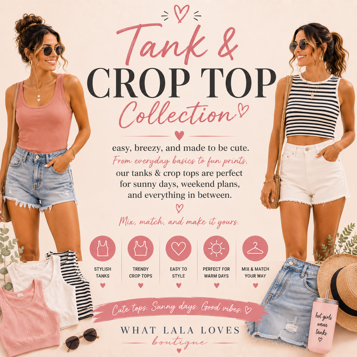 Tanks & Cropped Tops - What Lala Loves
