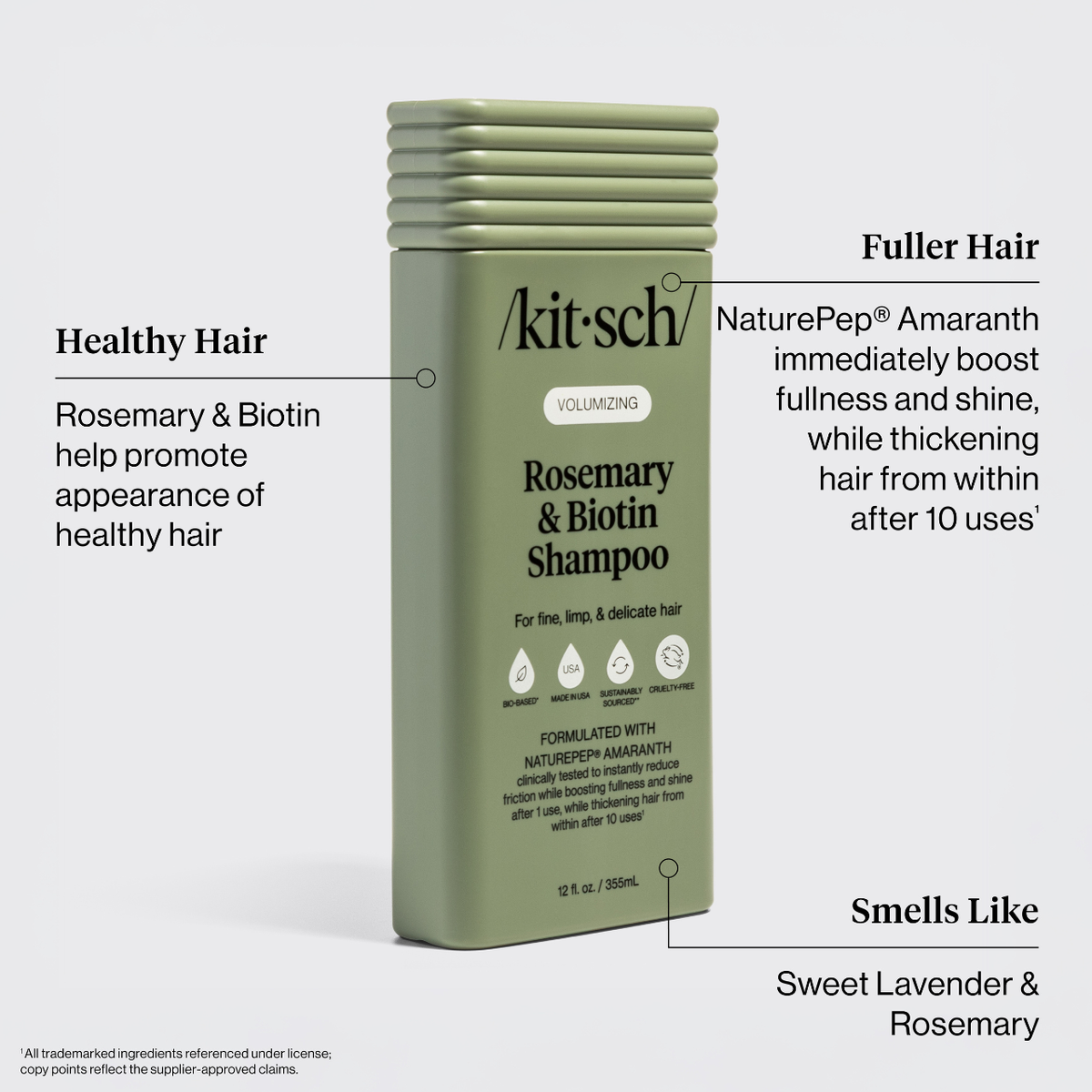 Volumizing Rosemary & Biotin Shampoo | Kitsch