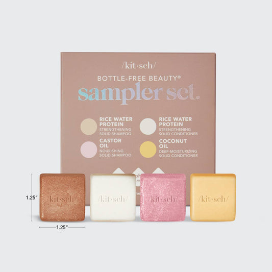 KITSCH Bottle-Free Beauty 4pc Sampler Set