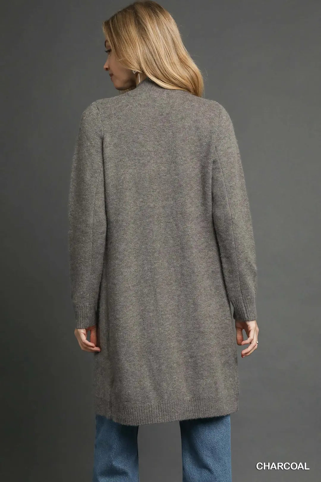 Umgee Button-Down Cardigan Dress Sweater