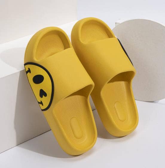 NON SLIP EVA COMFY HAPPY CLOUD SLIDES SLIPPERS