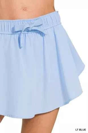 Zenana Soft Woven Active Skorts