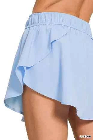 Zenana Soft Woven Active Skorts