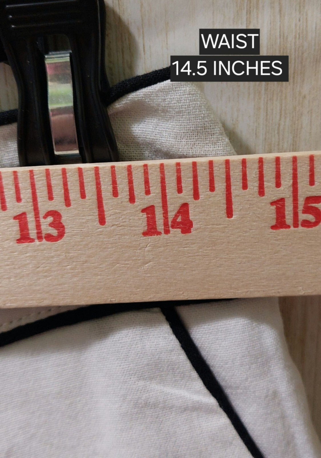 NWT Commense Womens White & Black Trim 100% Cotton Shirt + Shorts Set Size Med.