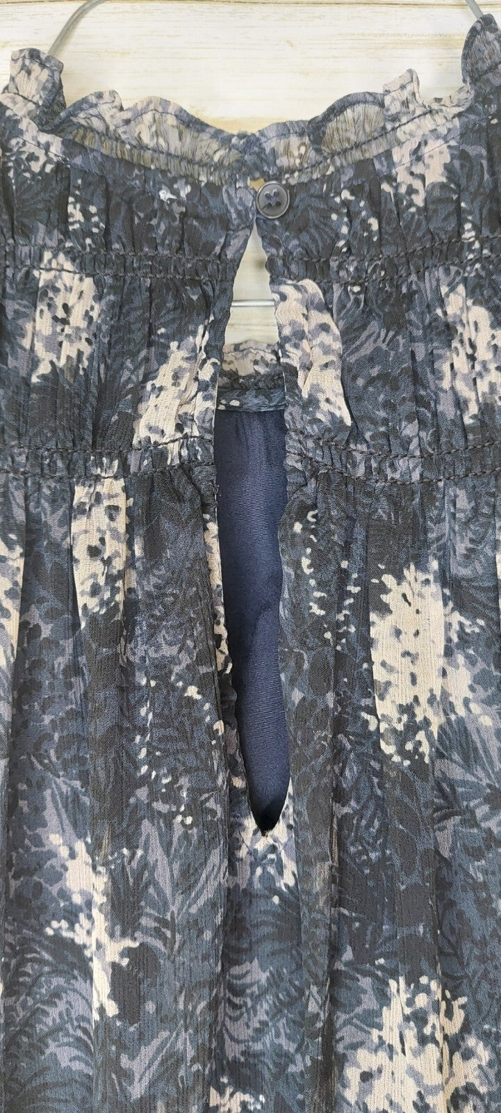 Joie Baltic Floral Print Sleeveless Mini Dress - Blue White - Size Medium NWOT 