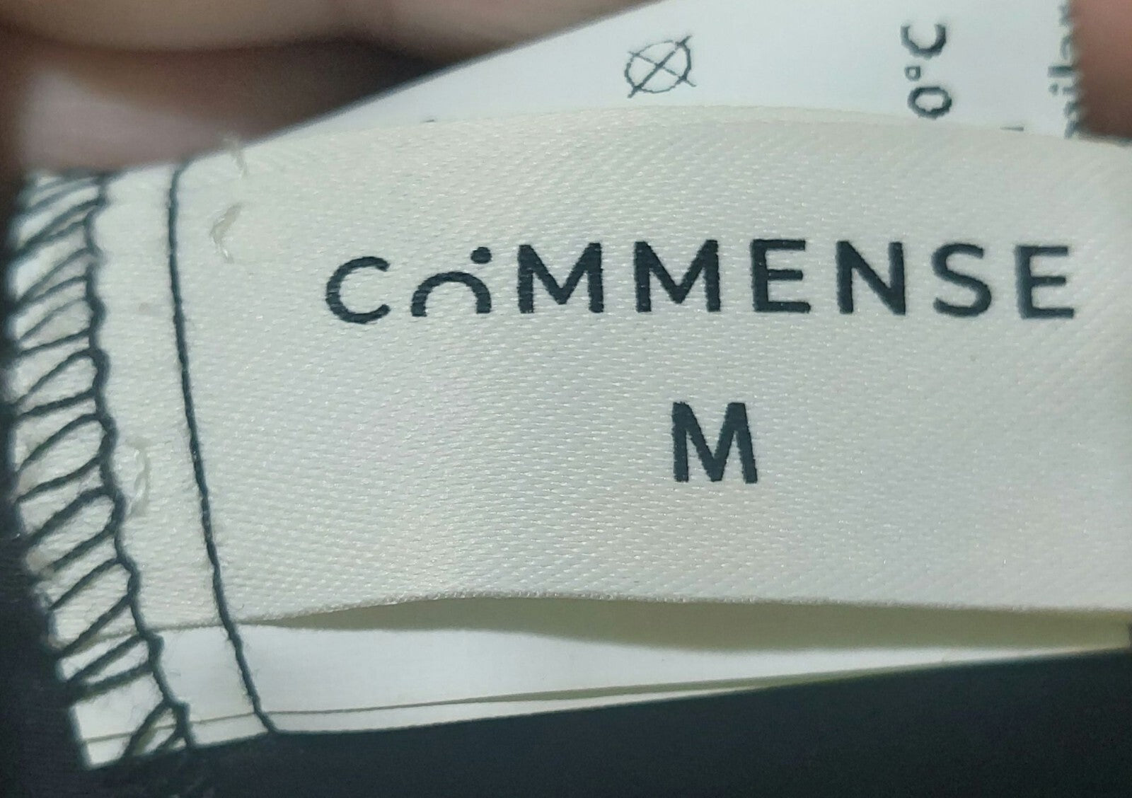 NWT Commense Black Maxi Dress Short Sleeves Size Medium~Stretch Top~Pockets