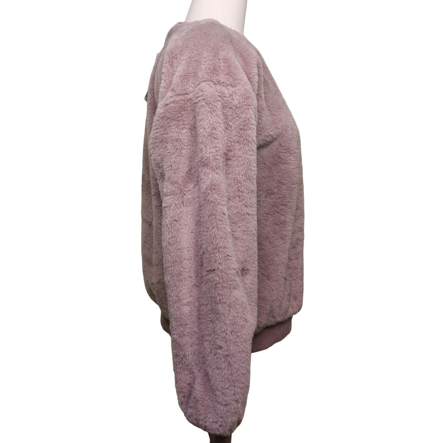 Philosophy Republic Women's Faux Fur Pullover Top Tan Size Small Lined~Soft~Cozy