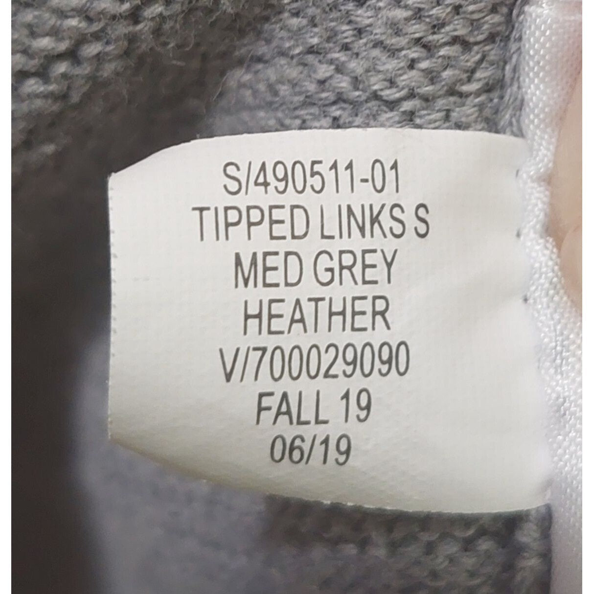 Banana Republic Men's Tipped Supima Cotton Button Cardigan Large Med Grey Pocket