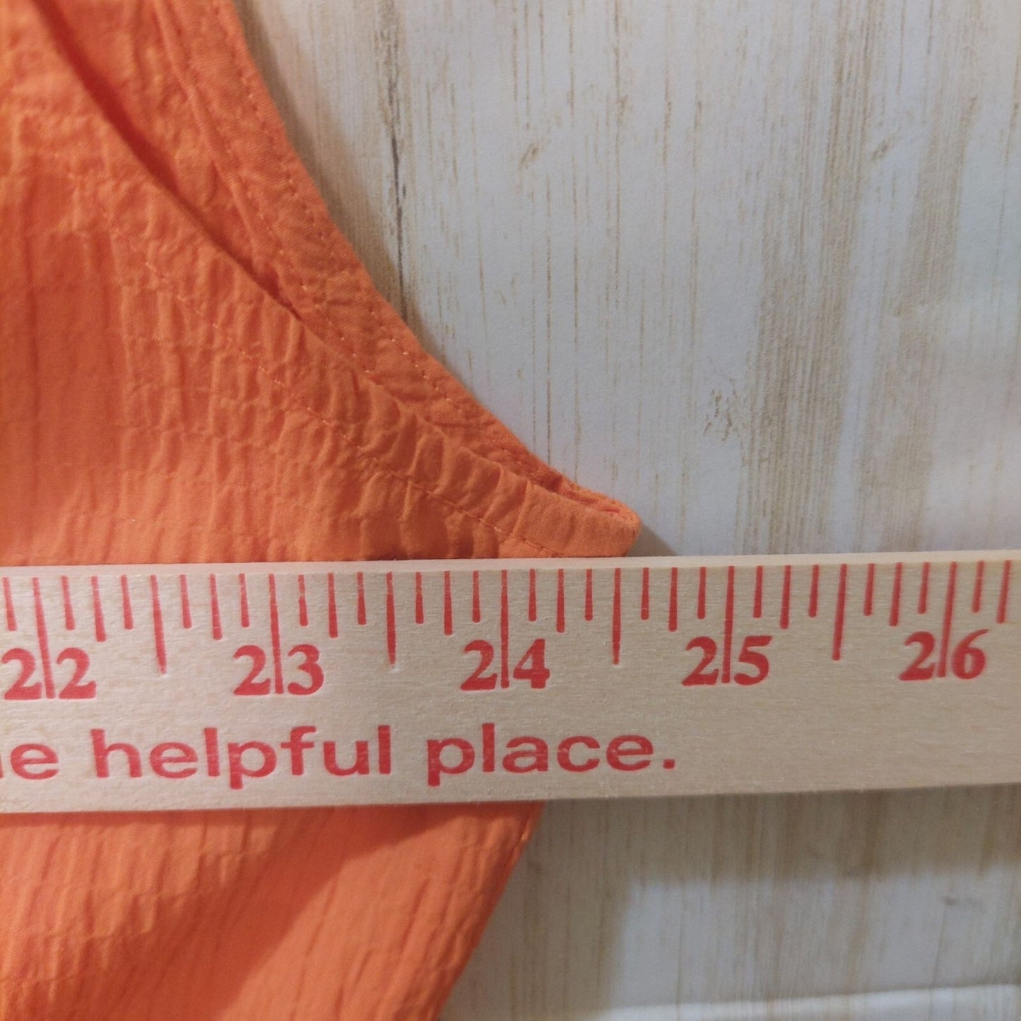 Pistola Women's Sleeveless Top Size Large Golden Orange Cotton Blend Casual Chic