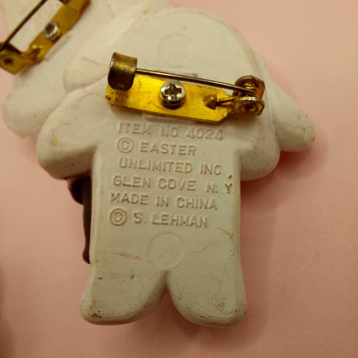 Vintage Easter Bunny Brooch Pins Set Of 3 By Easter Unlimited Inc. Spring