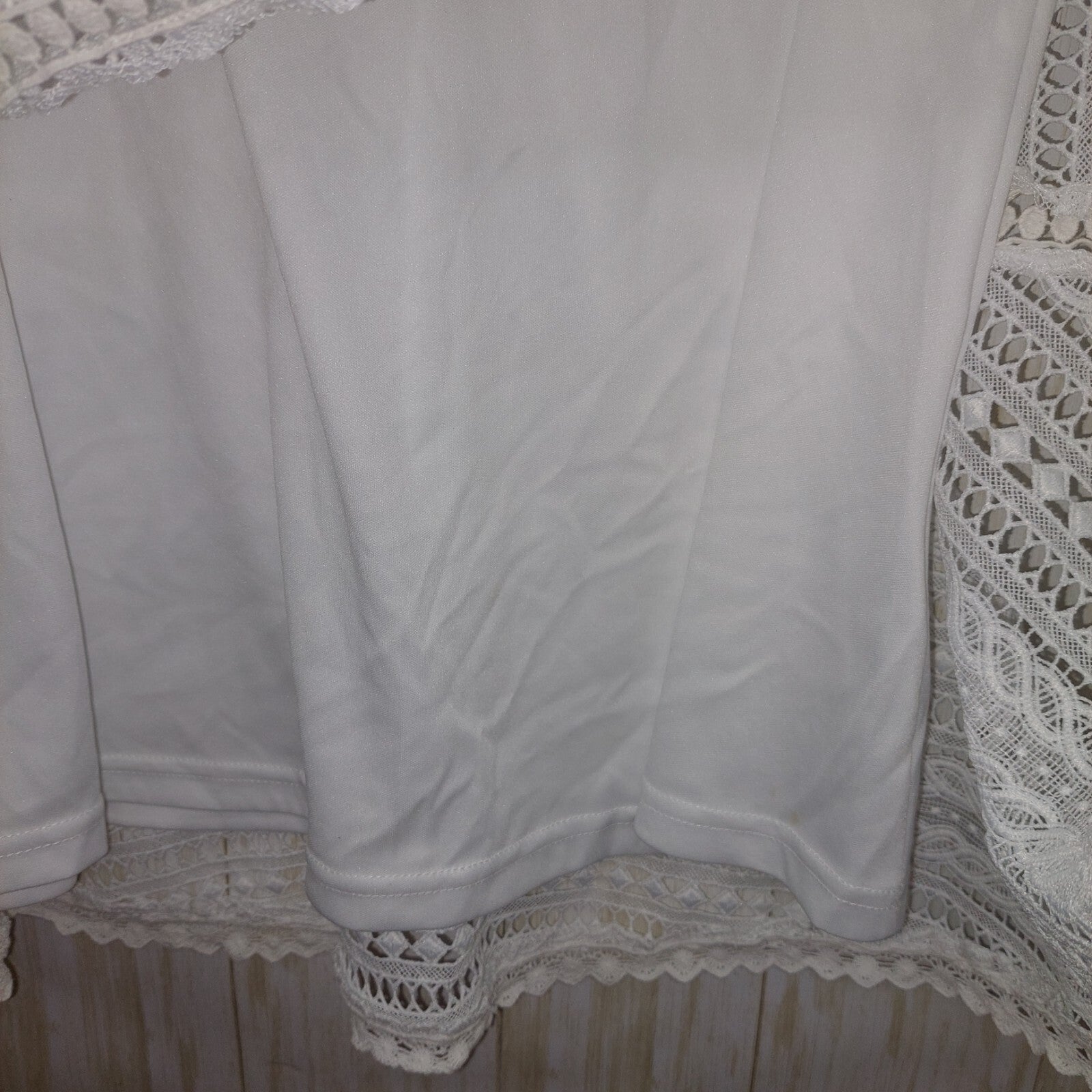 Doe & Rae Women’s Sheath~Size Small~ Sleeveless~Lace Overlay~Drop Waist~Lined 