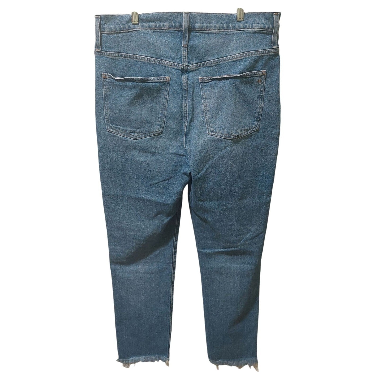 Madewell Women's The Perfect Vintage Jean 33 Medium Wash Frayed Hem