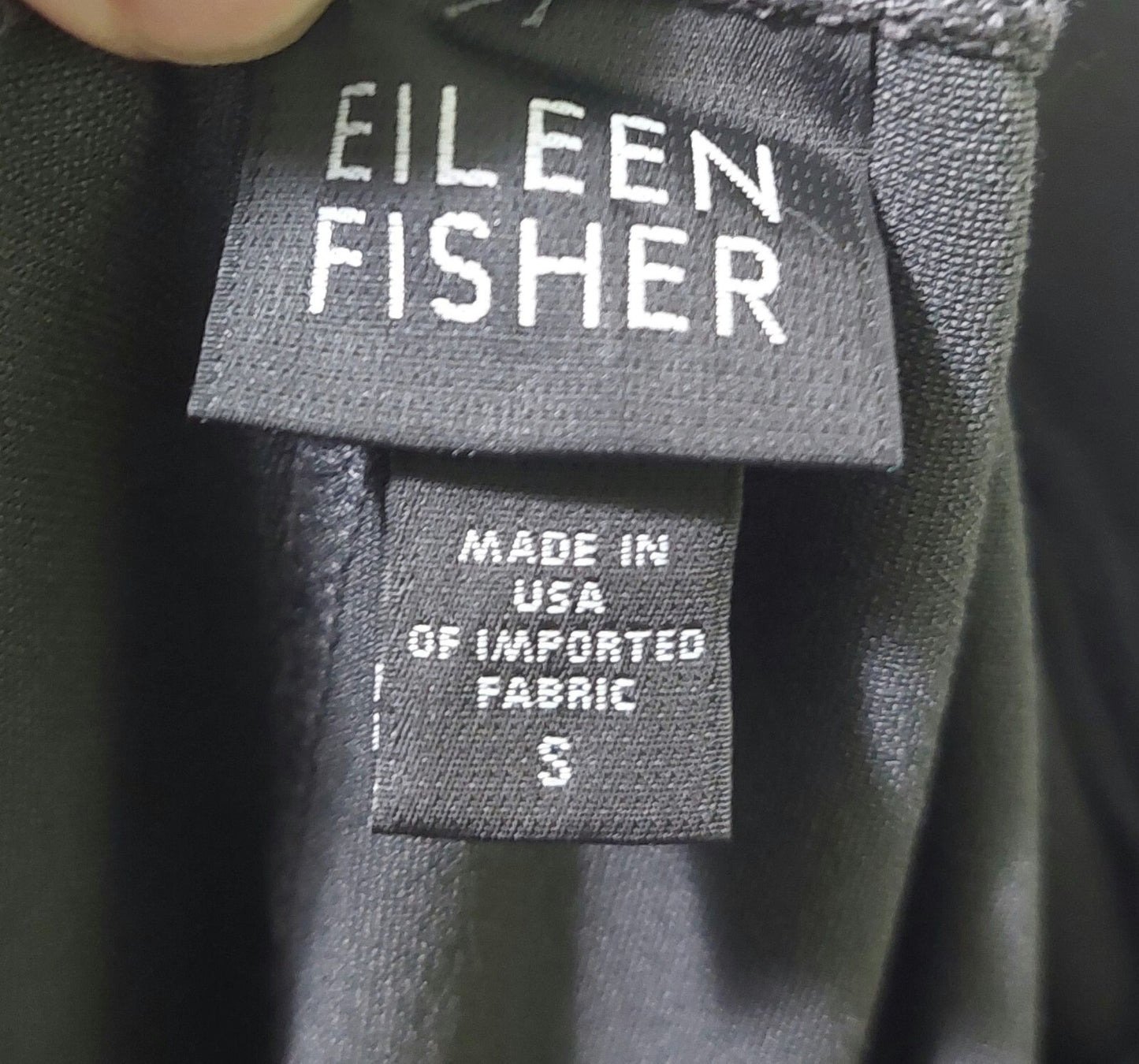 Eileen Fisher Womens Dark Gray Stretch Pants Size Small