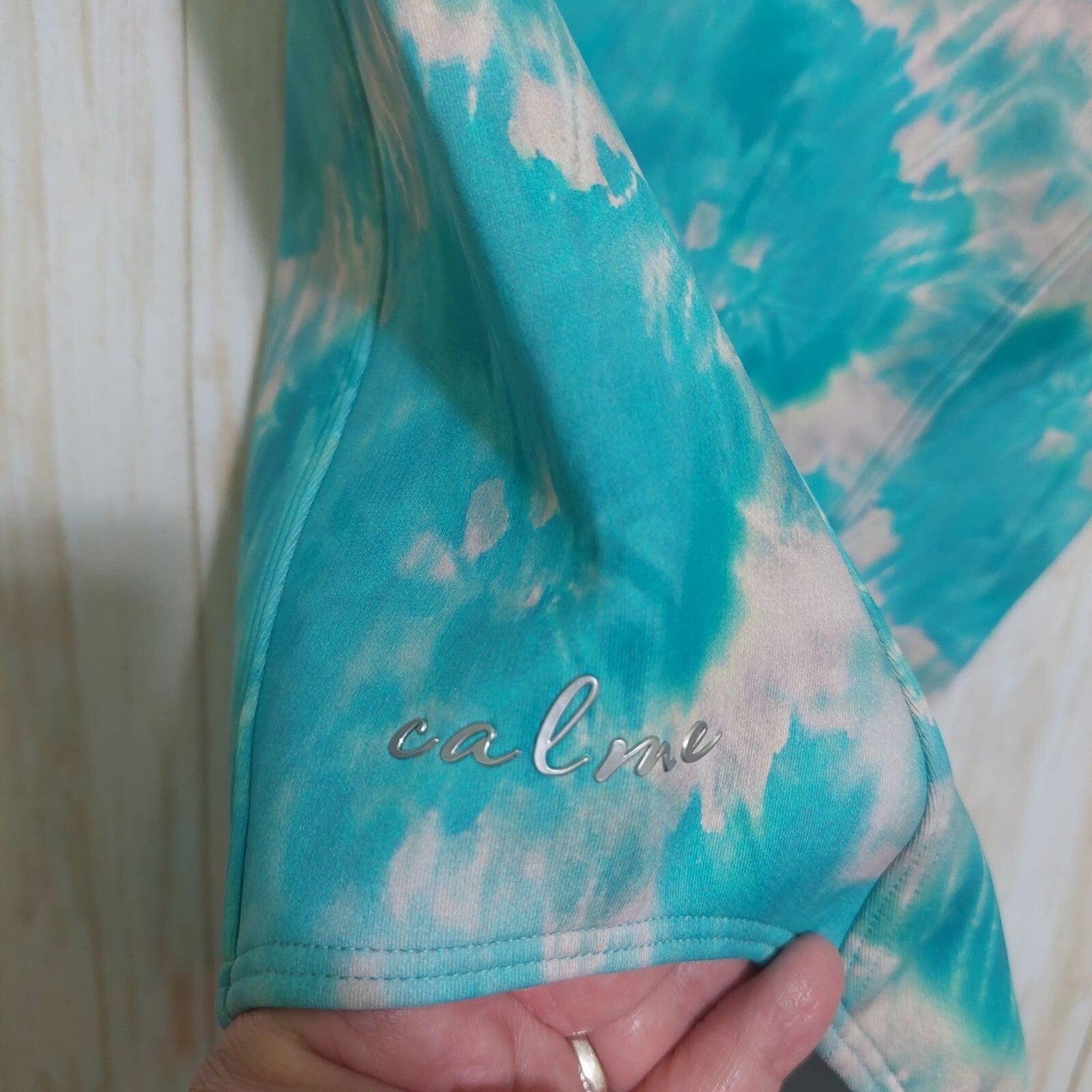 Calme Womens Neoprene Zip Front One Piece Blue Swim/Snorkel/Scuba Suit Small