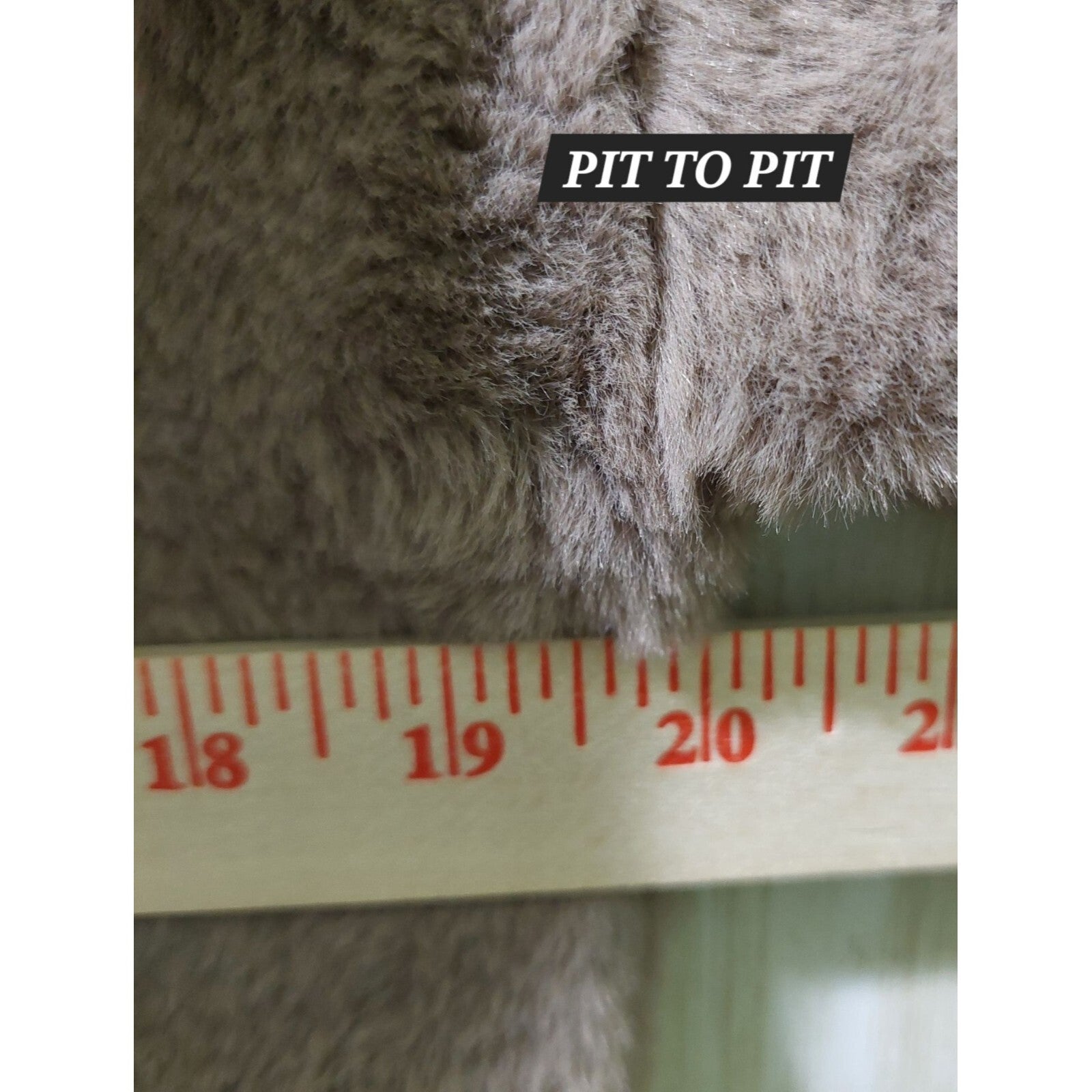 Philosophy Republic Women's Faux Fur Pullover Top Tan Size Small Lined~Soft~Cozy