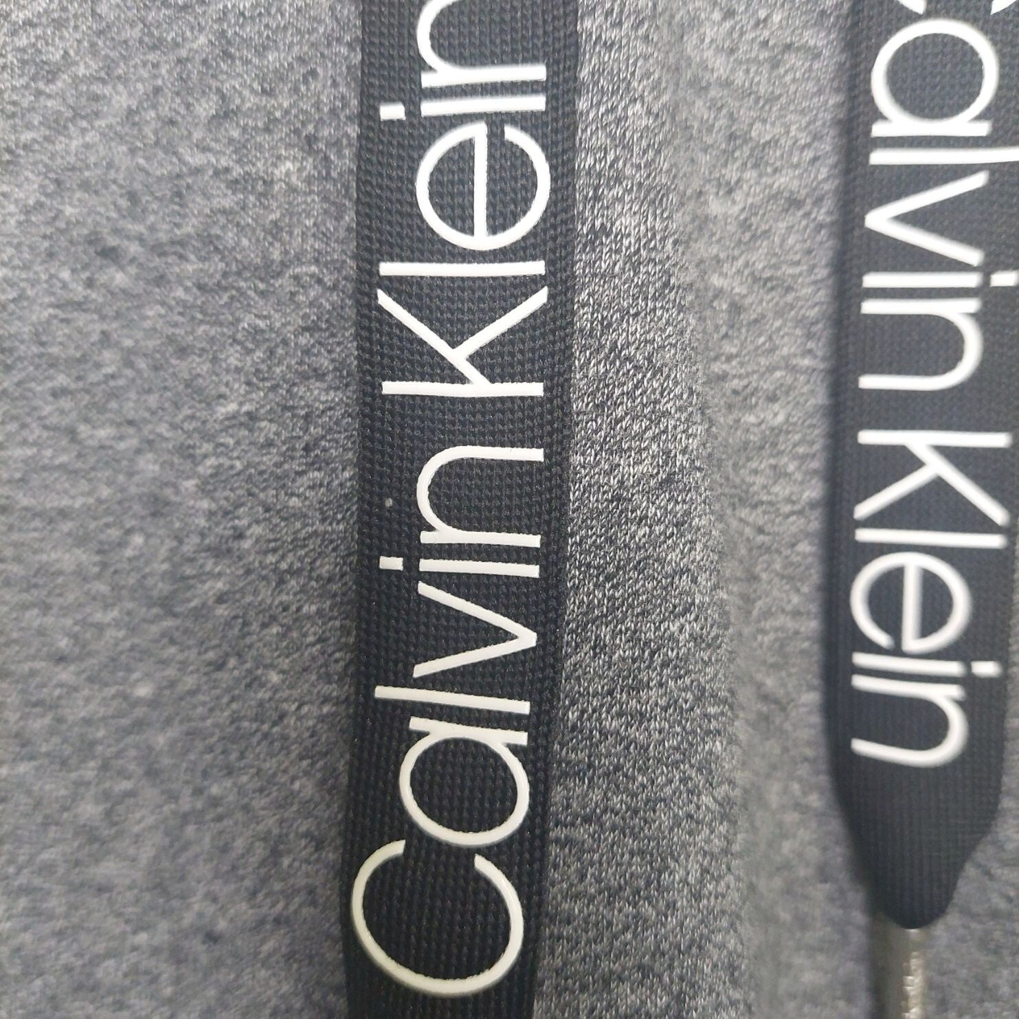 Calvin Klein Women's Gray Cut Off Hoodie Sweatshirt Size XXL Cozy