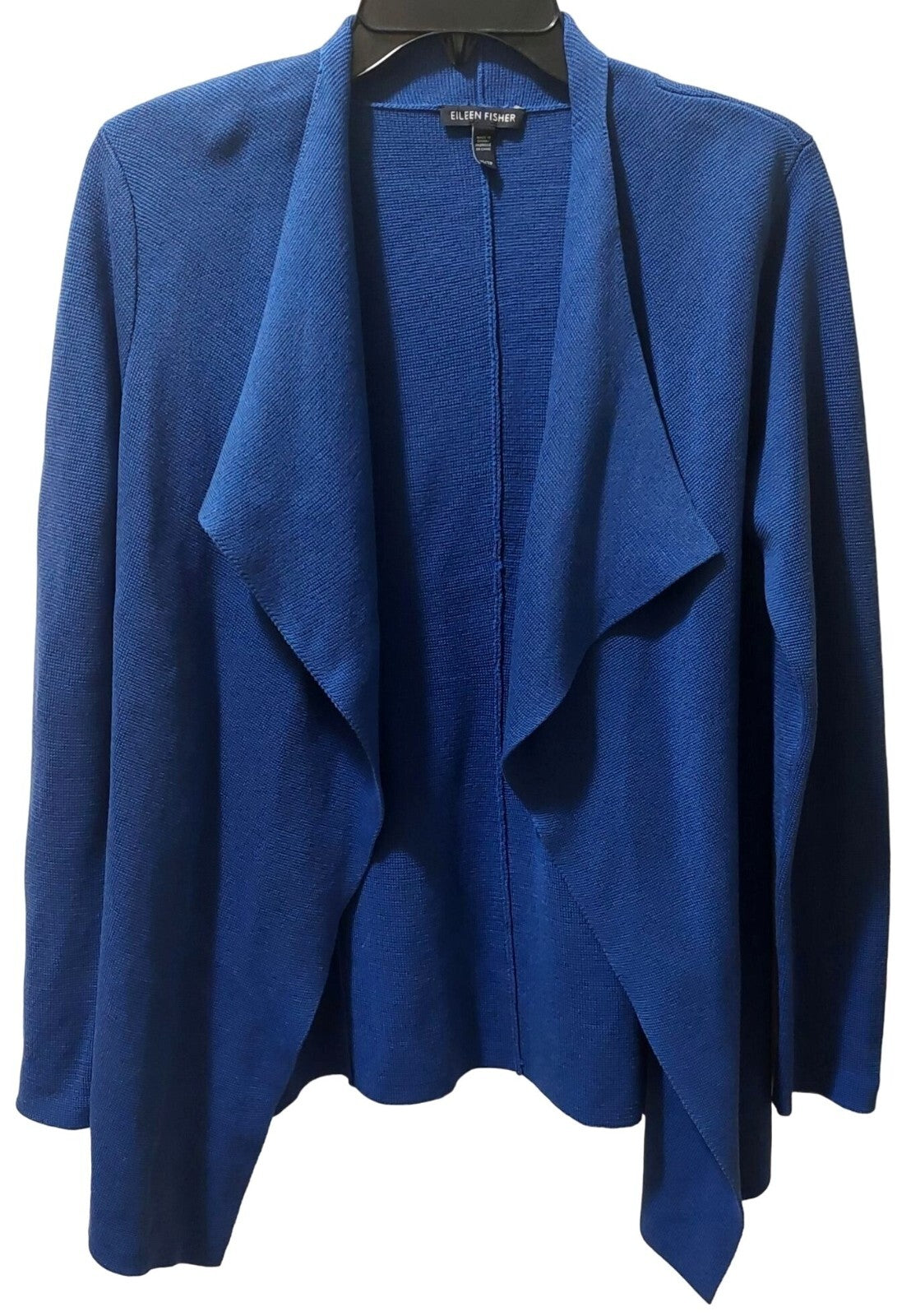 Eileen Fisher Womens Purple Open Front Cardigan XS - Silk & Organic Cotton Blend