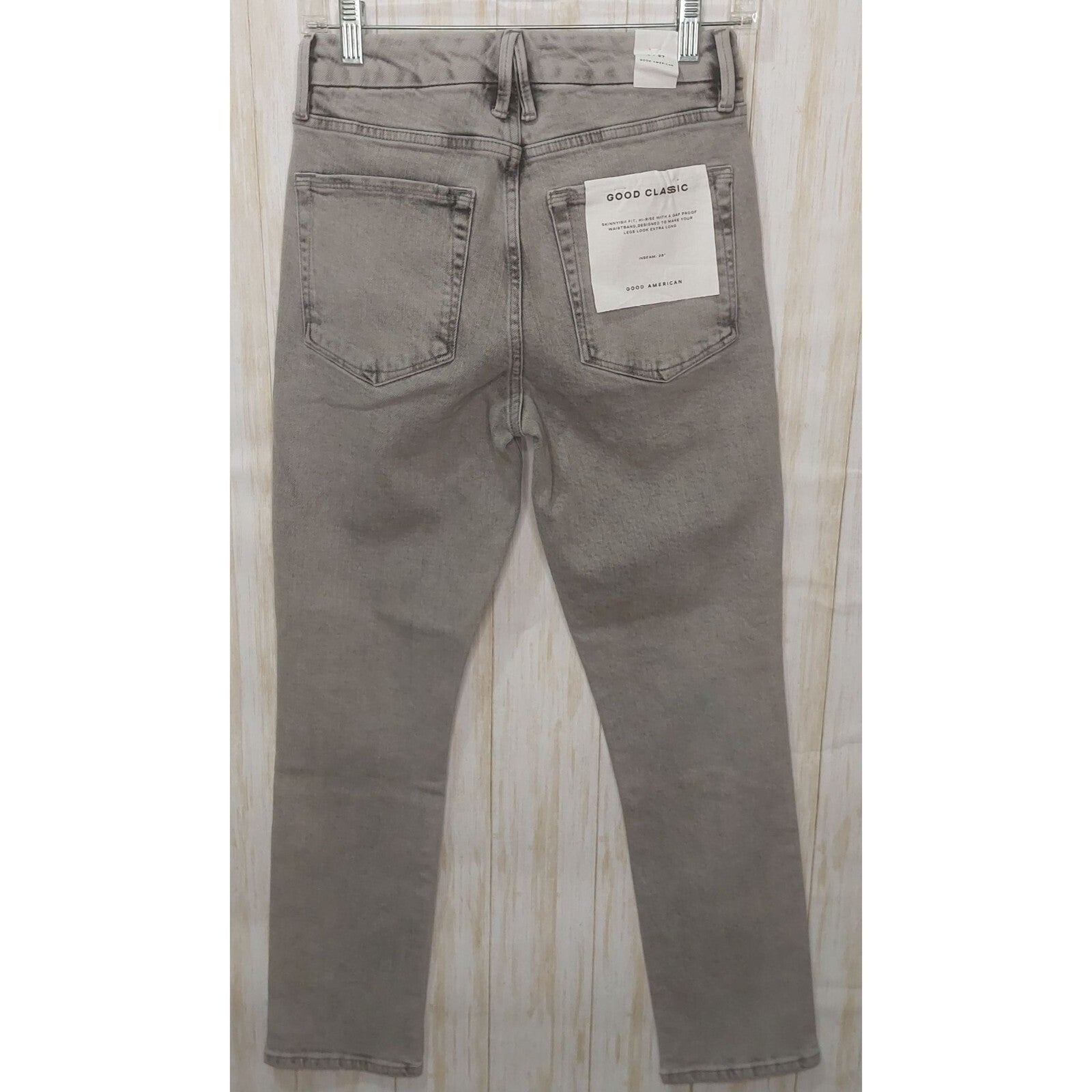 Good American Good Classic Women's Jean's Size 4/27 Gray