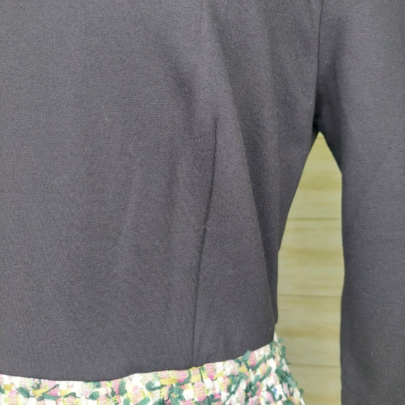 Hutch Anthropologie Women's Tweed Absolute Intrigue Dress 3/4 Sleeve Size 2