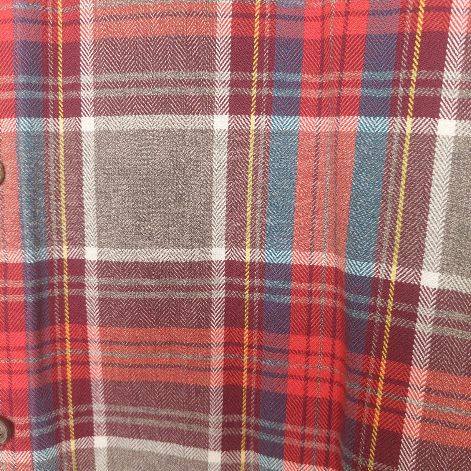 Banana Republic Men's Shirt Luxe Flannel Camden Fit Size Large Long Sleeve