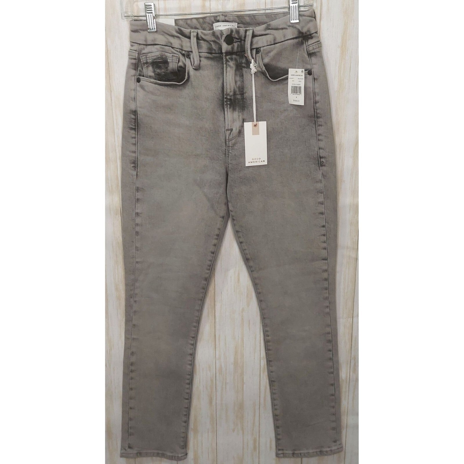 Good American Good Classic Women's Jean's Size 4/27 Gray
