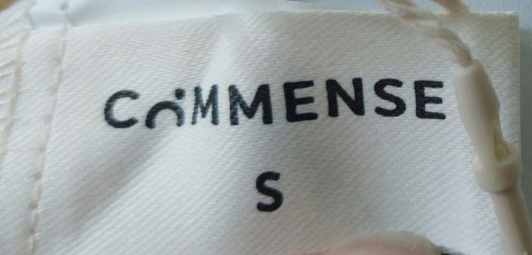 NWT Commense Women's Black Criss Cross Backless Split Midi Dress Size Small