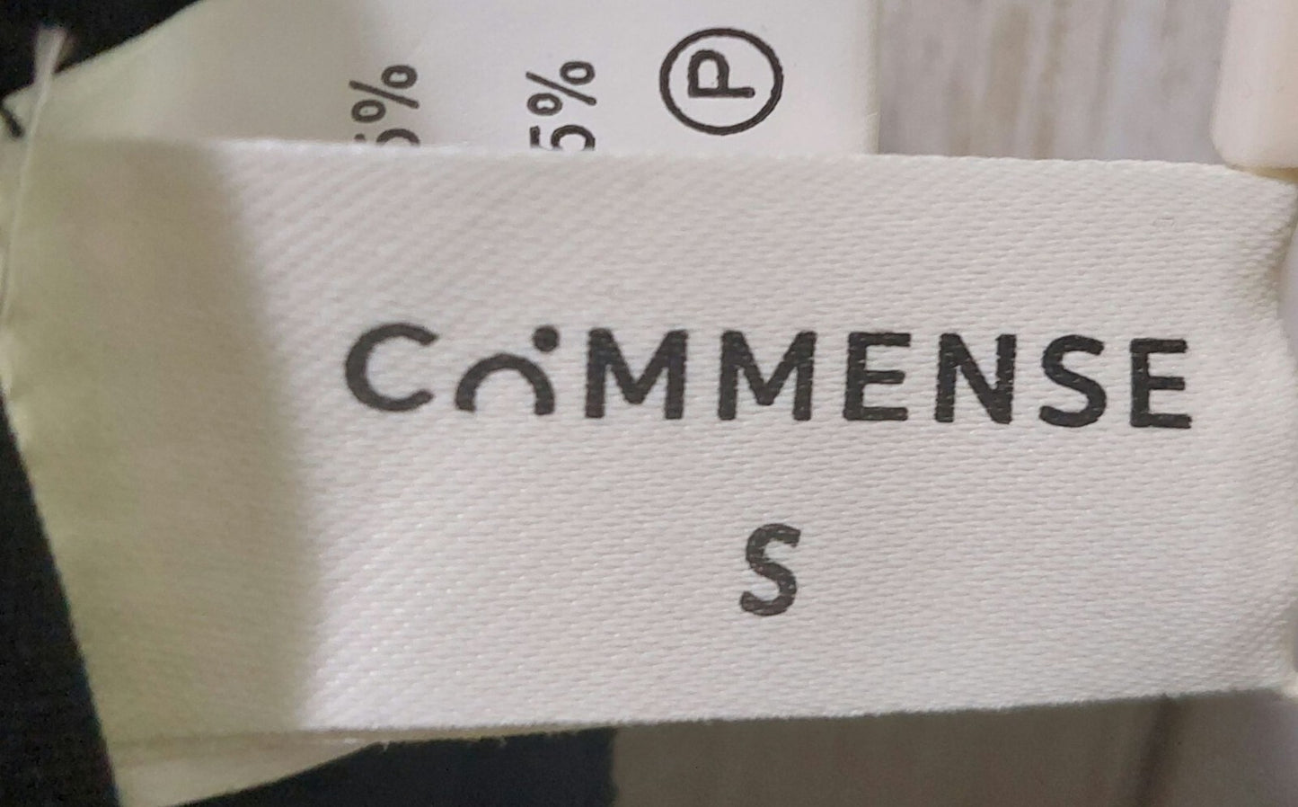 NWT Commense Black Side Ruched Off-Shoulder One Sleeve Dress Size Small