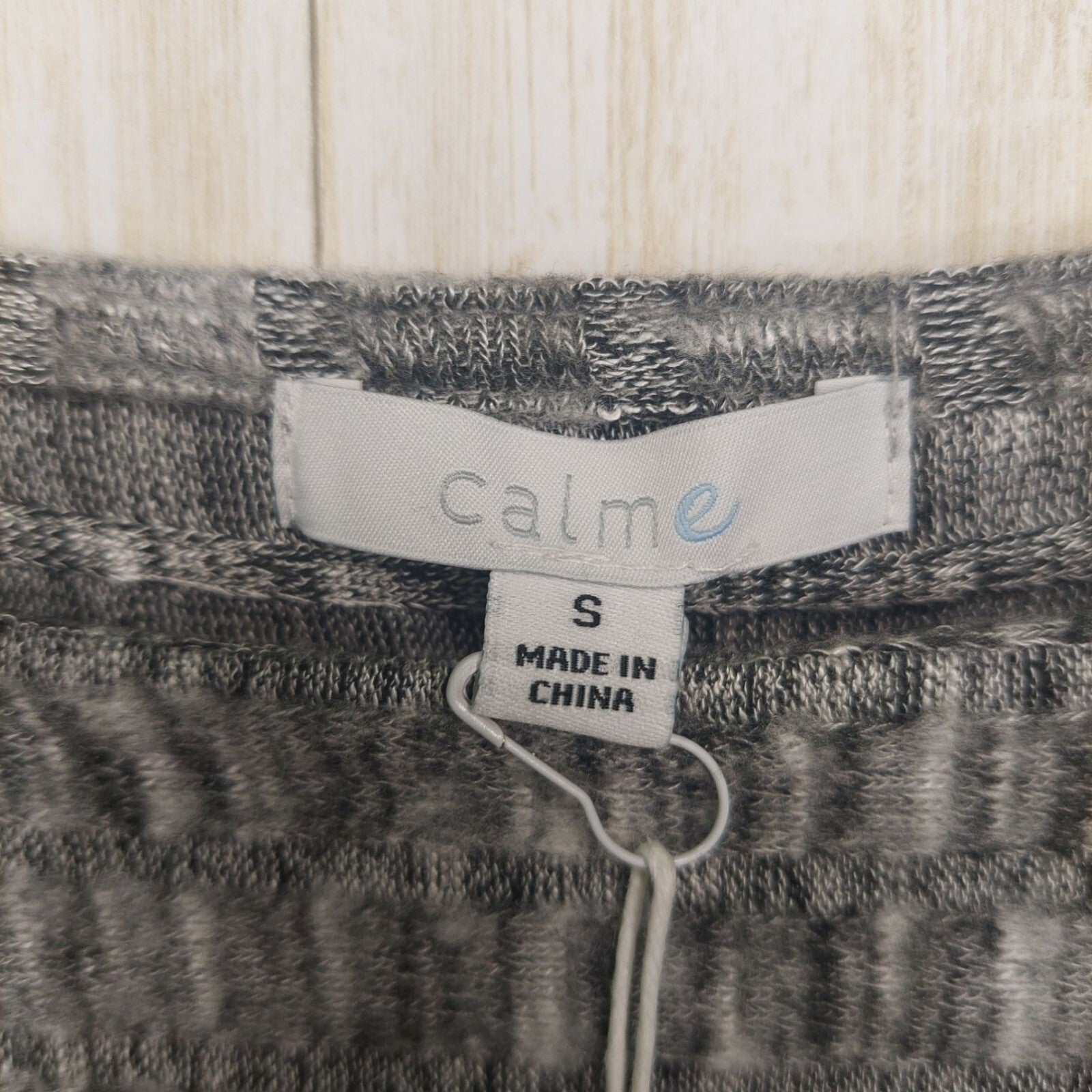 Calme By Johnny Was Womens Black Dolman Long Sleeve Knit Top Sz Small~Cozy~Soft