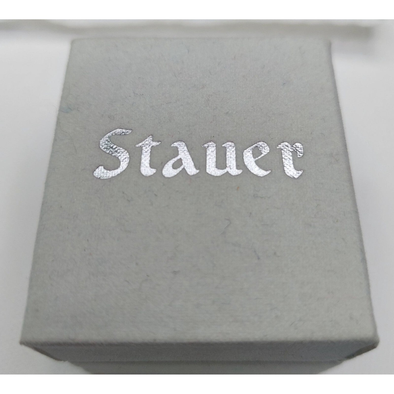 Stauer 925 Silver Ring With Large Round-Cut Clear Stone Engagement Accent