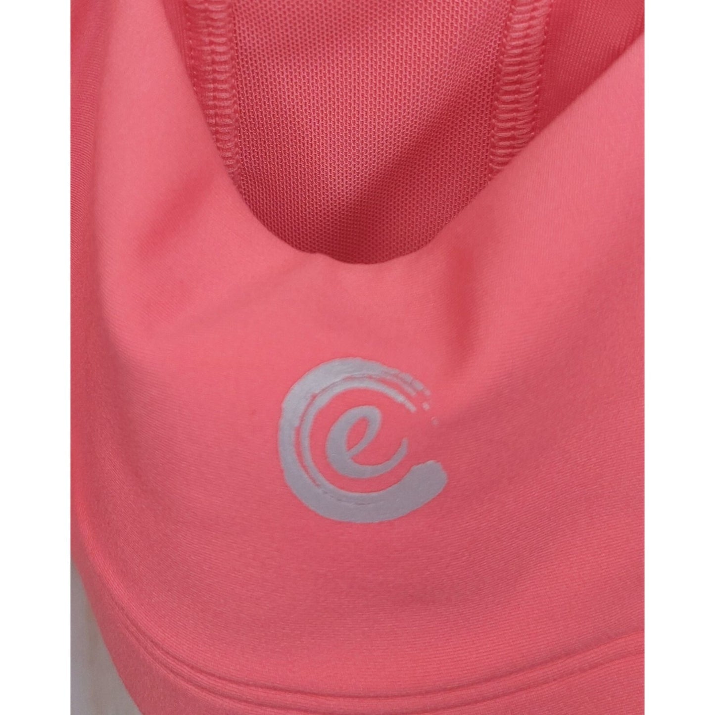 Calme By Johnny Was Women's Endurance Racerback Sports Bra Coral Pink Size XL