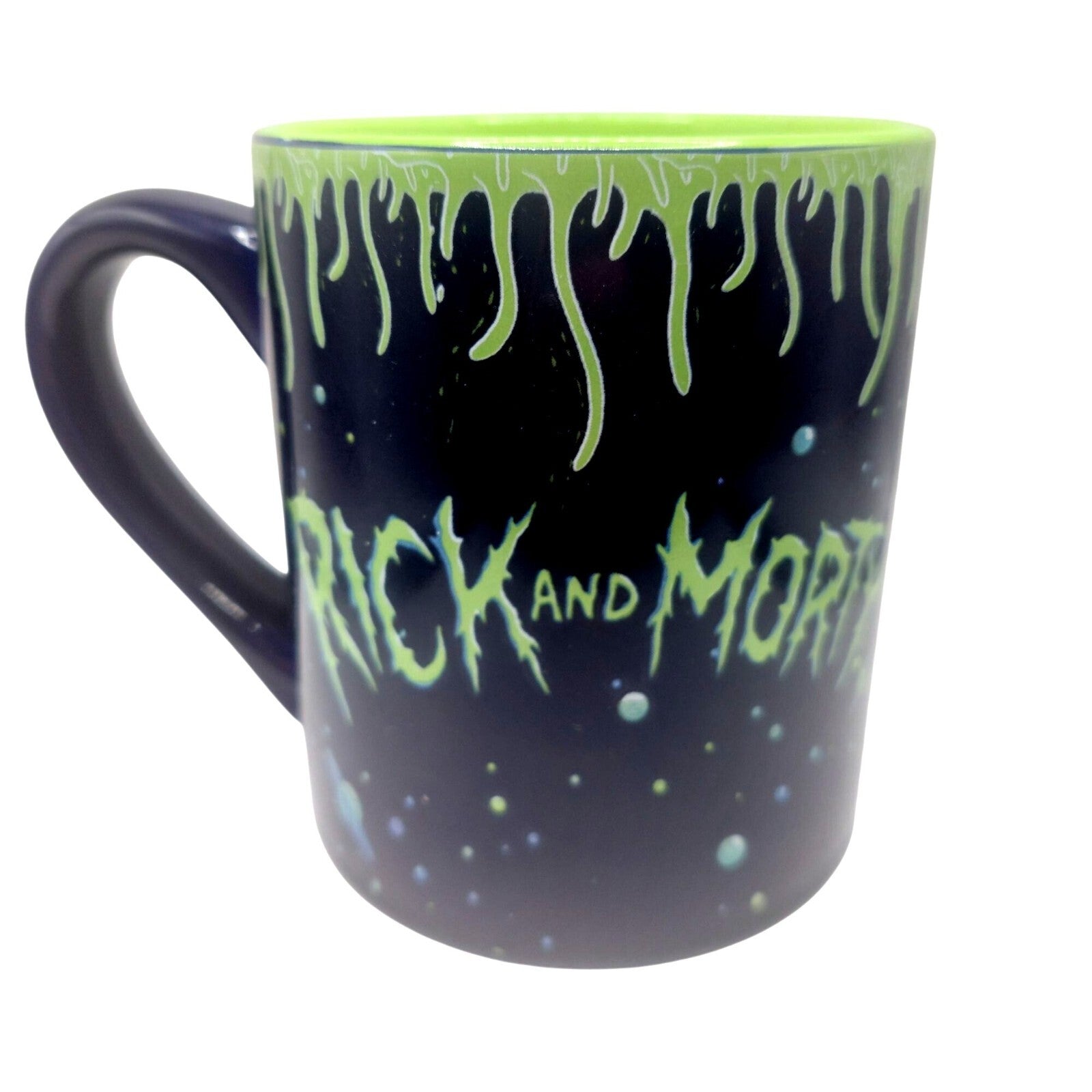 Rick & Morty In Spaceship 14 Oz Ceramic Mug