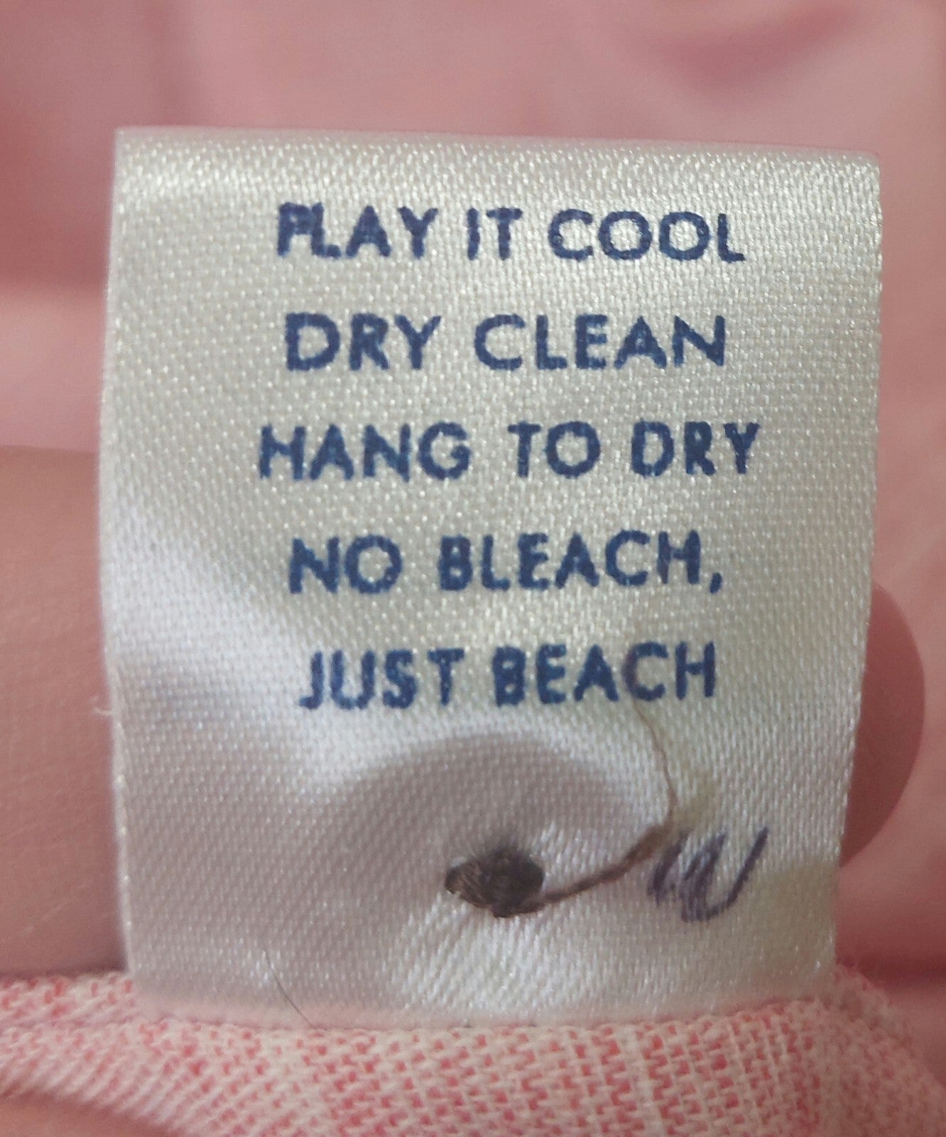 Kenny Flowers Men's Shirt Rose Blusher 100% Linen Long Sleeve Pink Size XXL 