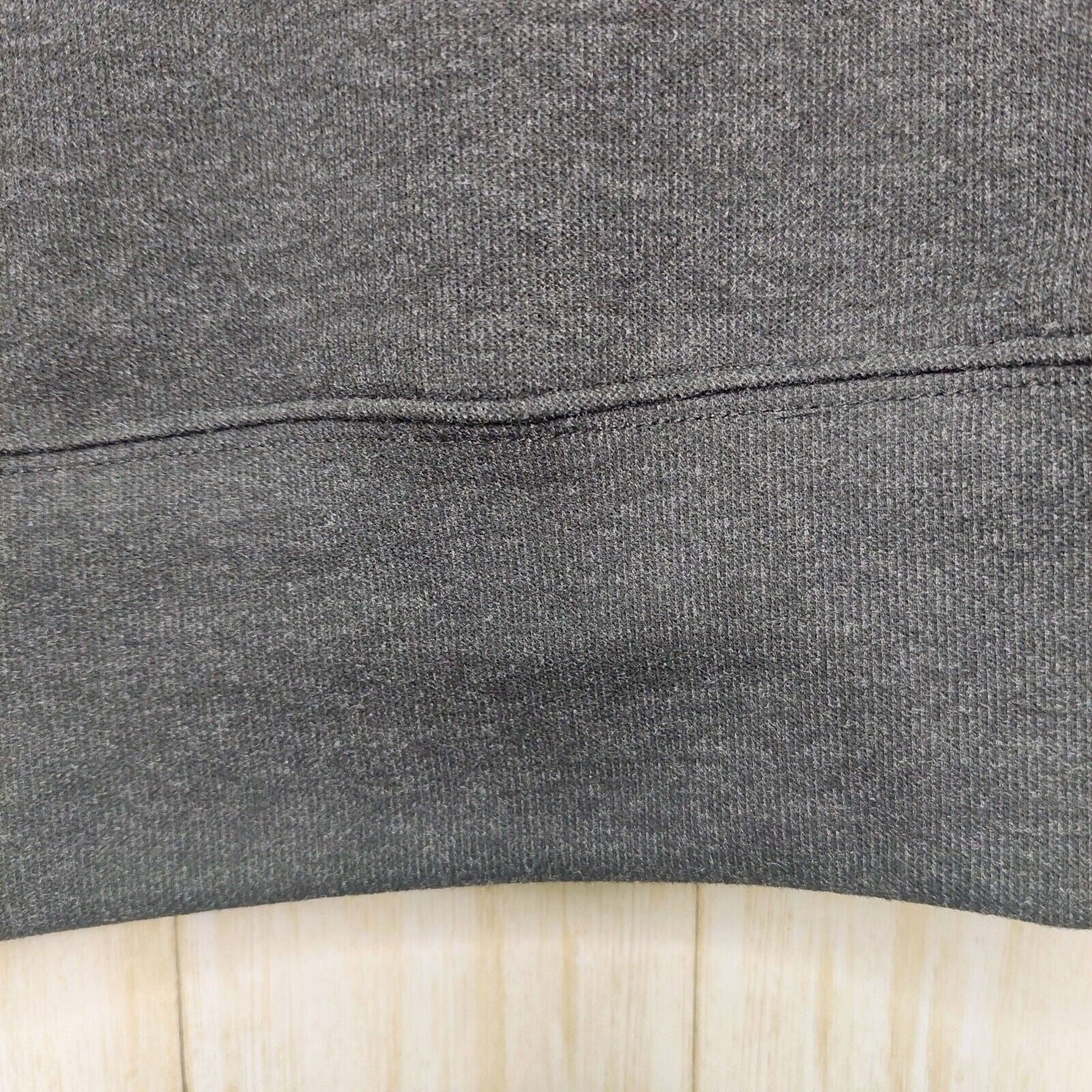 NWT Calme By Johhny Was Womens Pullover Mock Neck Sweatshirt Black/Gray Small