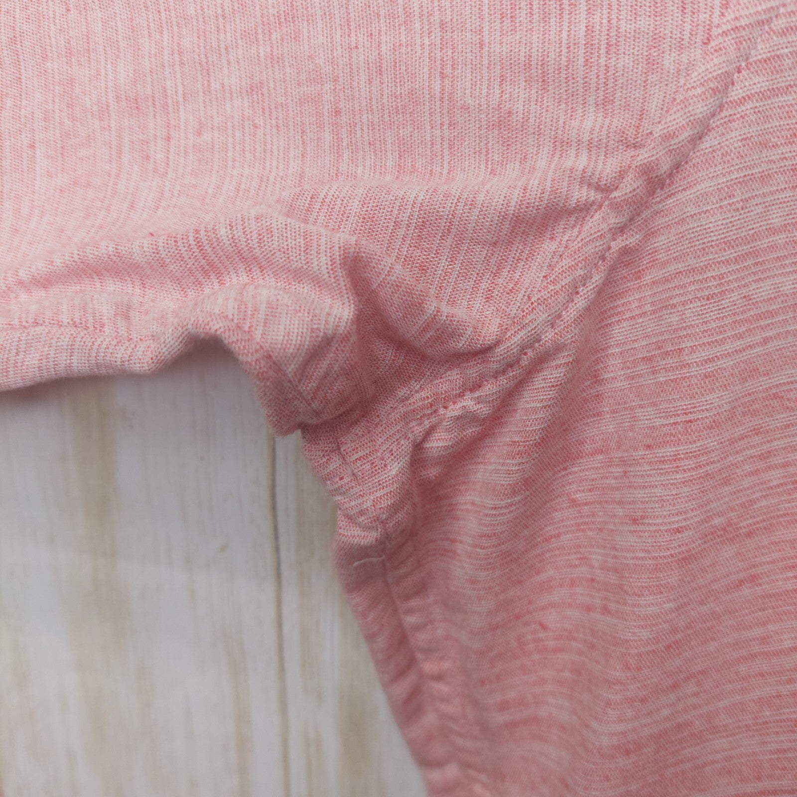 Kenny Flowers Men's Shirt Rose Blusher 100% Linen Long Sleeve Pink Size XXL 