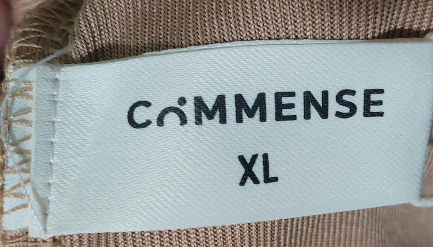 NWT Commense XL Womens Two-Piece Tan  Dress & Shorts Set W/ Belt