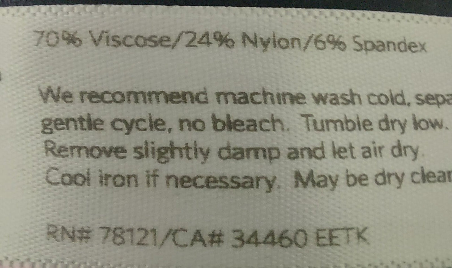 Eileen Fisher Womens Black Stretch Pants Medium