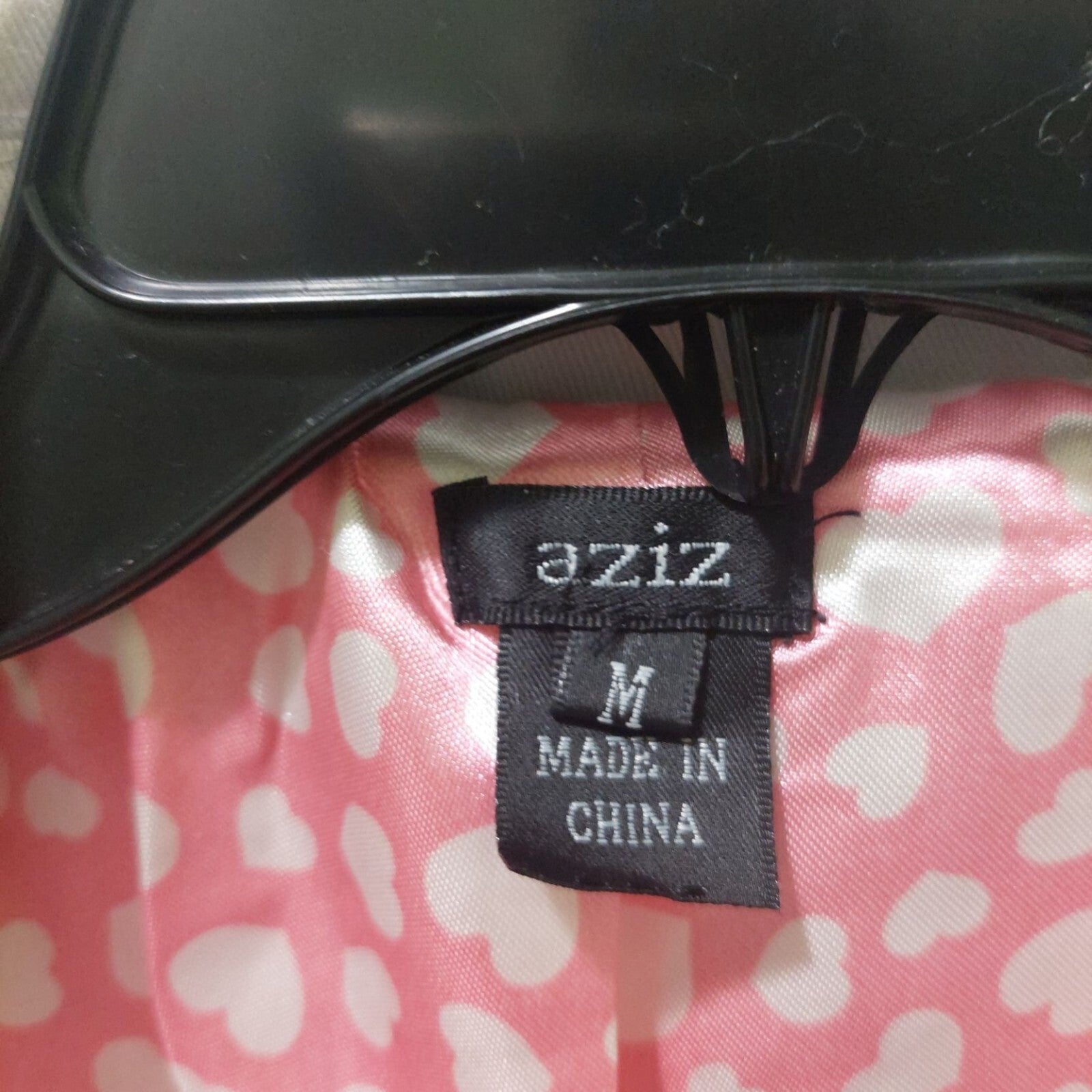 NWOT Aziz White Double-Breasted Belted Trench Coat With Ruffle Accents Medium