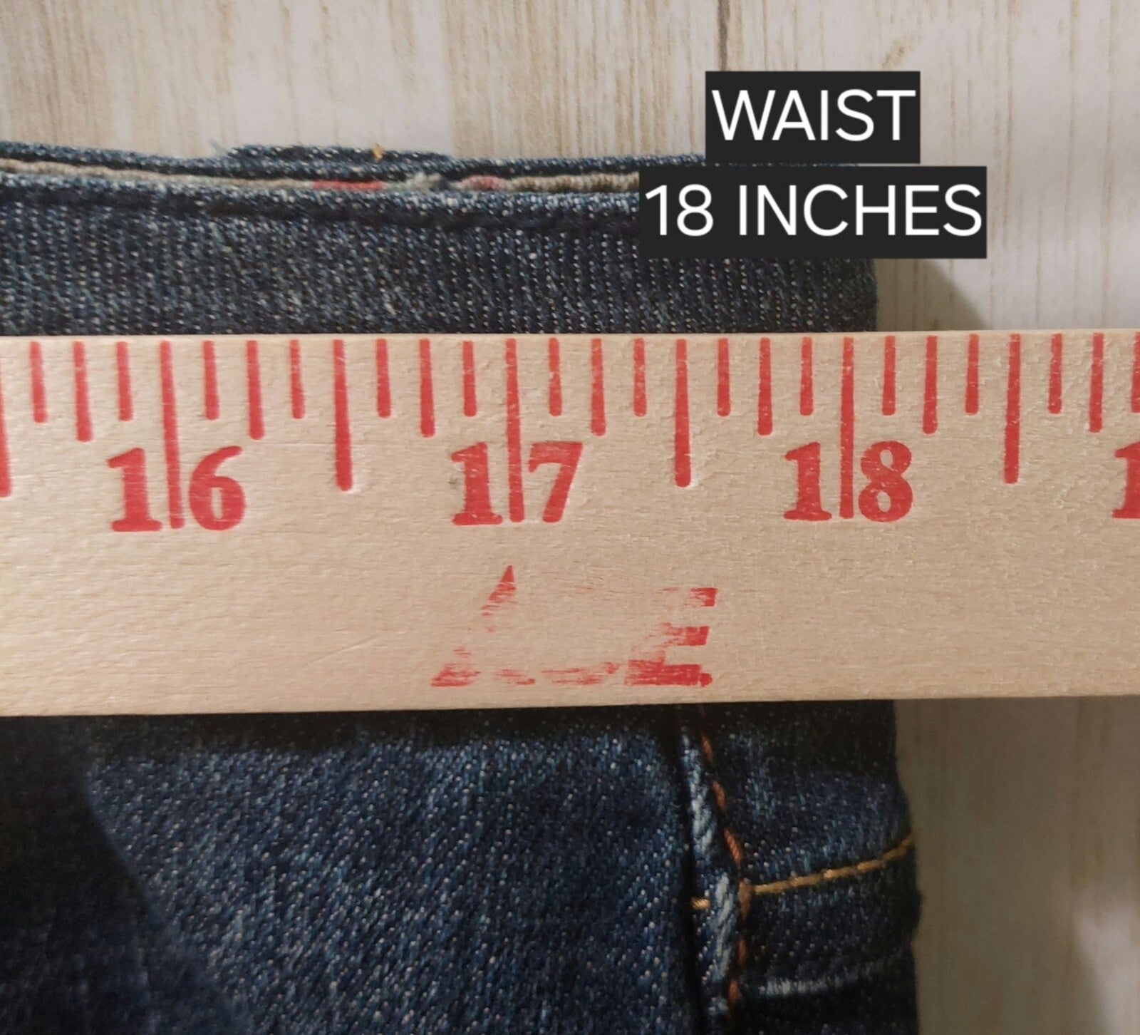 NWOT Vintage Gitano Womens Petite Flare Denim Jeans 14P~Stretch~Faded