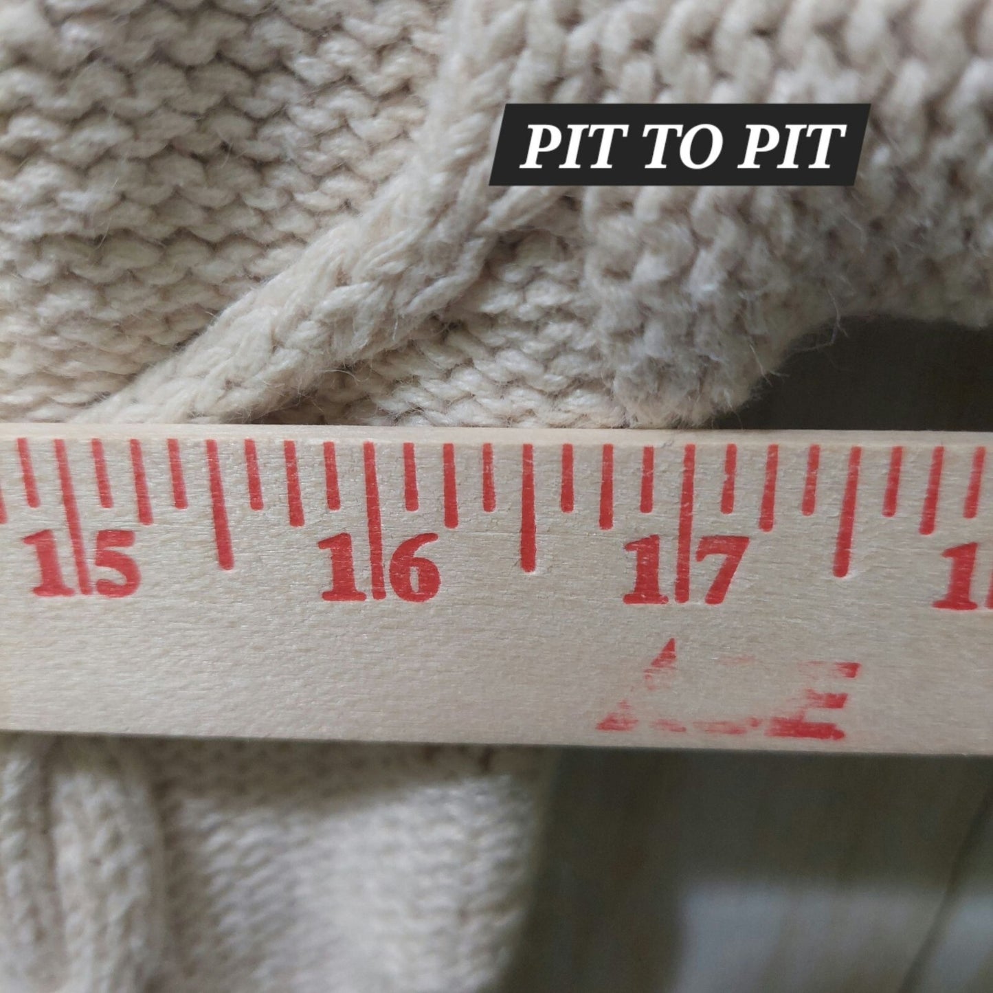 Vintage Mixed Blues Mock Neck Ivory Cable Knit Sweater Medium~80's~Heavy/Thick