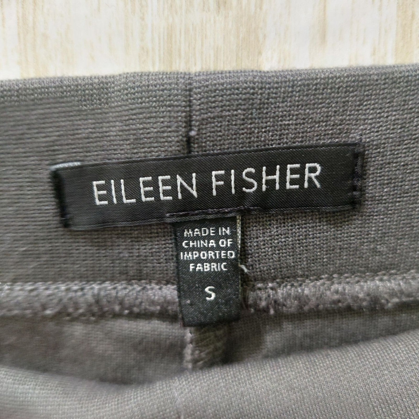 Eileen Fisher Womens Grey Pants Size Small~Stretch