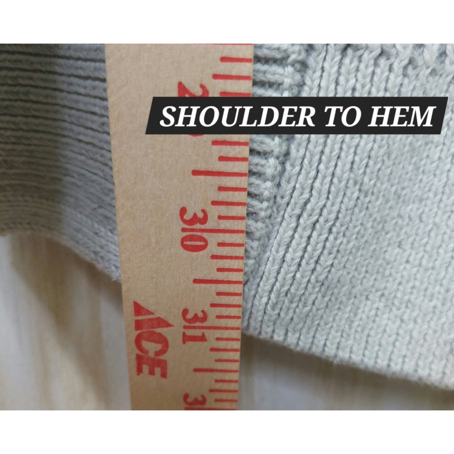 Tahari Women's Ribbed Open Front Cardigan Sweater Gray Size Large