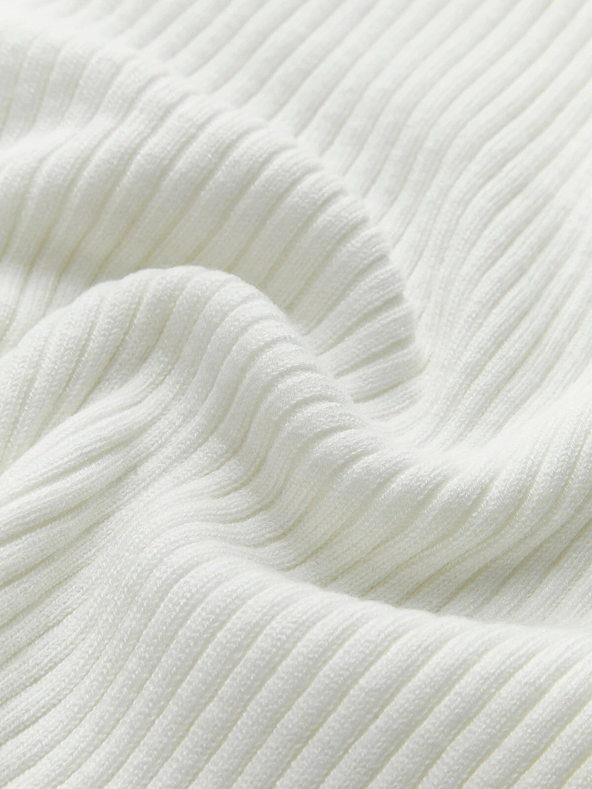 NWT Commense XL Womens White Ribbed Long Sleeve Sheer Panel Knit Top~SOFT