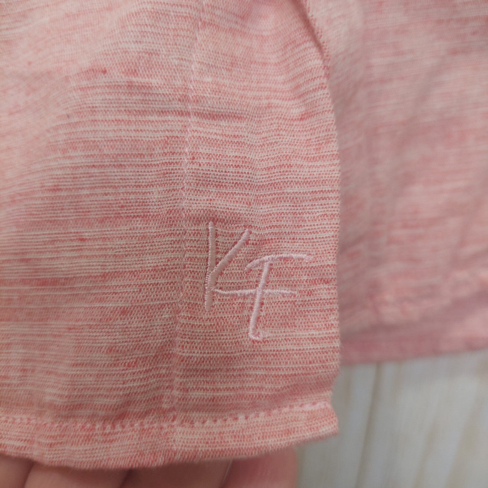 Kenny Flowers Men's Shirt Rose Blusher 100% Linen Long Sleeve Pink Size XXL 